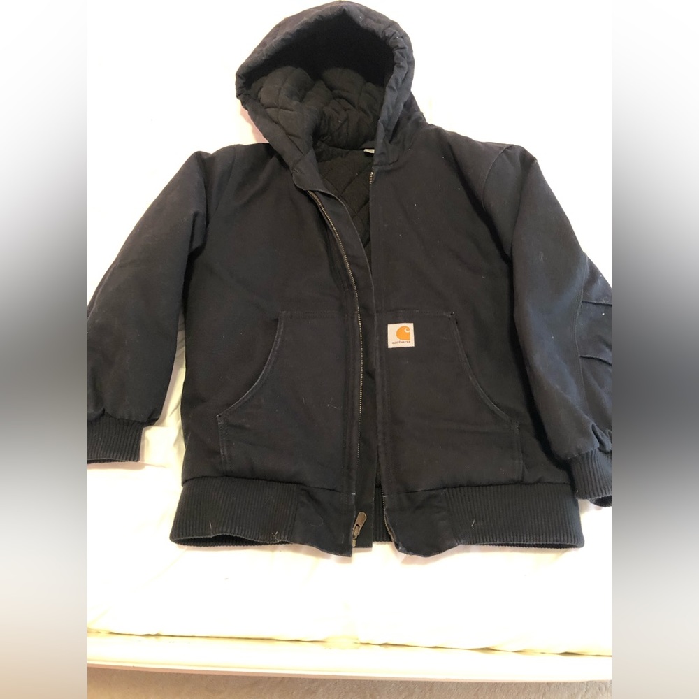 Boys black carhartt jacket